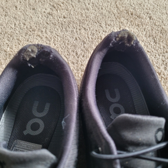 Womens On CLOUD Sneakers All Black - Picture 6 of 7